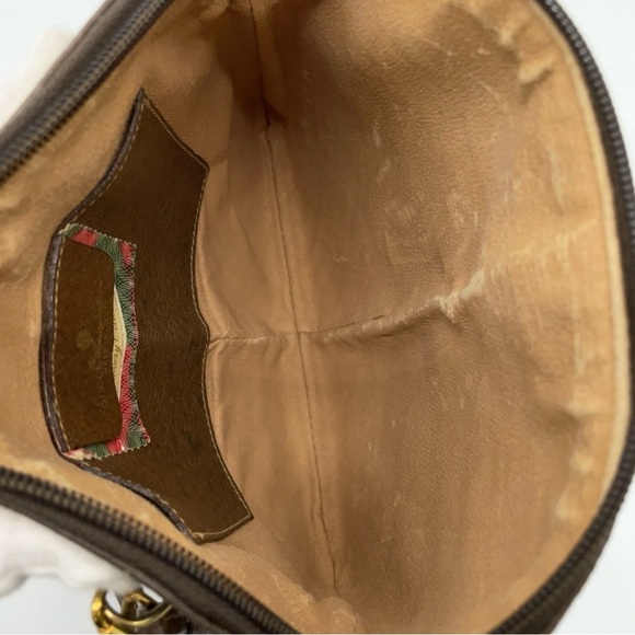 Auth Gucci GG Supreme Sherry Line Brown PVC Shoulder Bag 904.02.047 - Picture 11 of 16